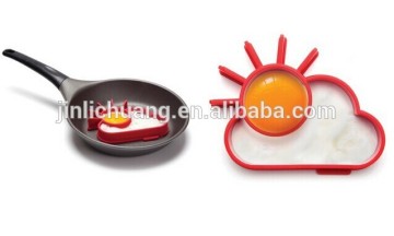 Lovely Factory Directly Food Grade Silicone Sunshine Egg Ring