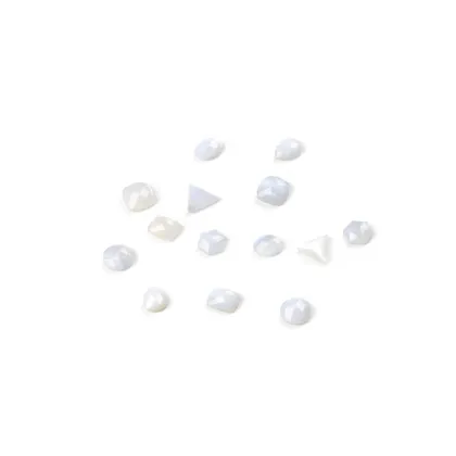 High-End Chalcedony Cabochon Bracelet and Ring