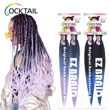 Kanekalon fiber custom lable packing braiding hair pre stretched, customize packs for braiding