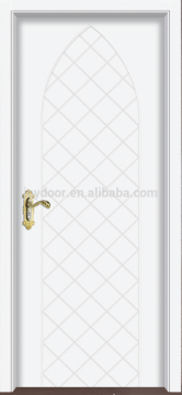 new design white MDF door solid wooden interior door for room
