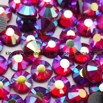 Ss10 Hyacinth Ab Flatback DMC Hotfix Rhinestone for Dress
