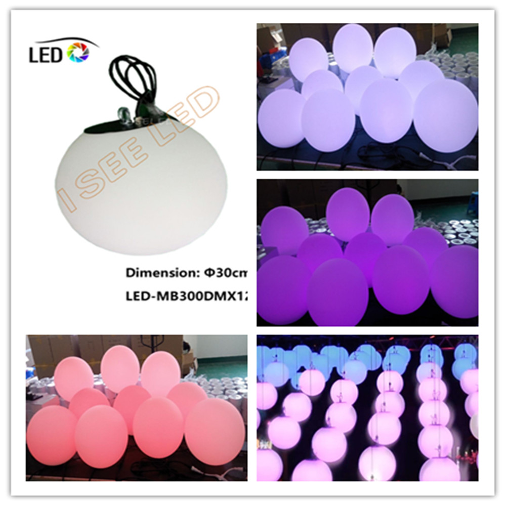 ໄຟ LED BUD DMX512 ຄອນເສີດສາຍຫ້ອຍ