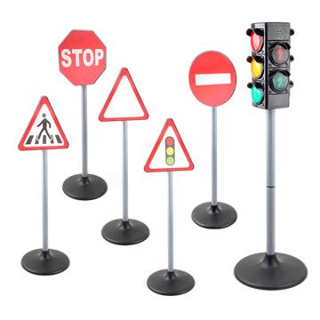 ZX018 Kids Educational Montessori Traffic Sign Toy
