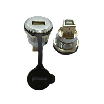 Type B to Type A Printer Port Connector Panel Mount Black Metal Shell Waterproof IP65 Female USB 3.0" could be simplified to:

"Waterproof IP65 Black Metal Panel Mount USB 3.0 Type B to A Connector