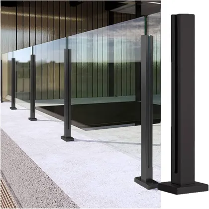 Custom Balcony Glass Guardrail Stainless Steel Handrail for Outdoor Projects