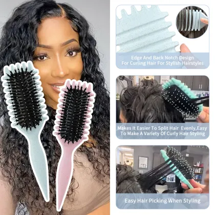 Nylon Bristle Air Cushion Comb for Wavy Hair