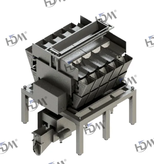 10-Head Linear Multihead Weigher Machine for Automatic Potato Packing