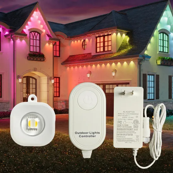 Outdoor Christmas Decorations: Waterproof RGB Pixel Point LED Lights for Festive Illumination