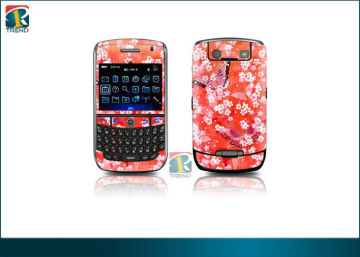 Red, Orange Printing Matte Finished Coating Flag 3m Vinyl Skins For Blackberry Curve 8900 Tc-bb8900-st001/004/006/019