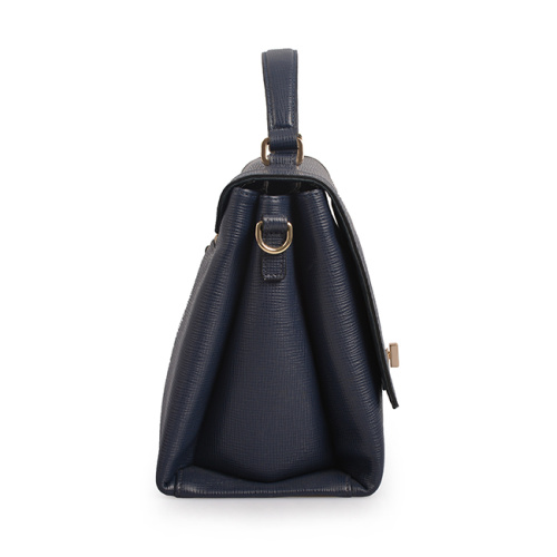 Sac fourre-tout en cuir de vache Saffiano classique