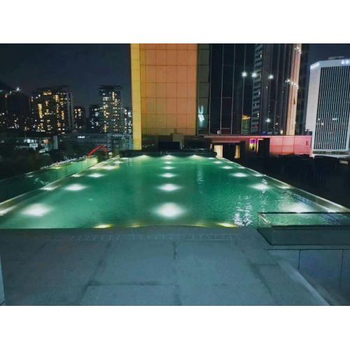 Panel acrílico de resistencia UV de 120 mm para piscina