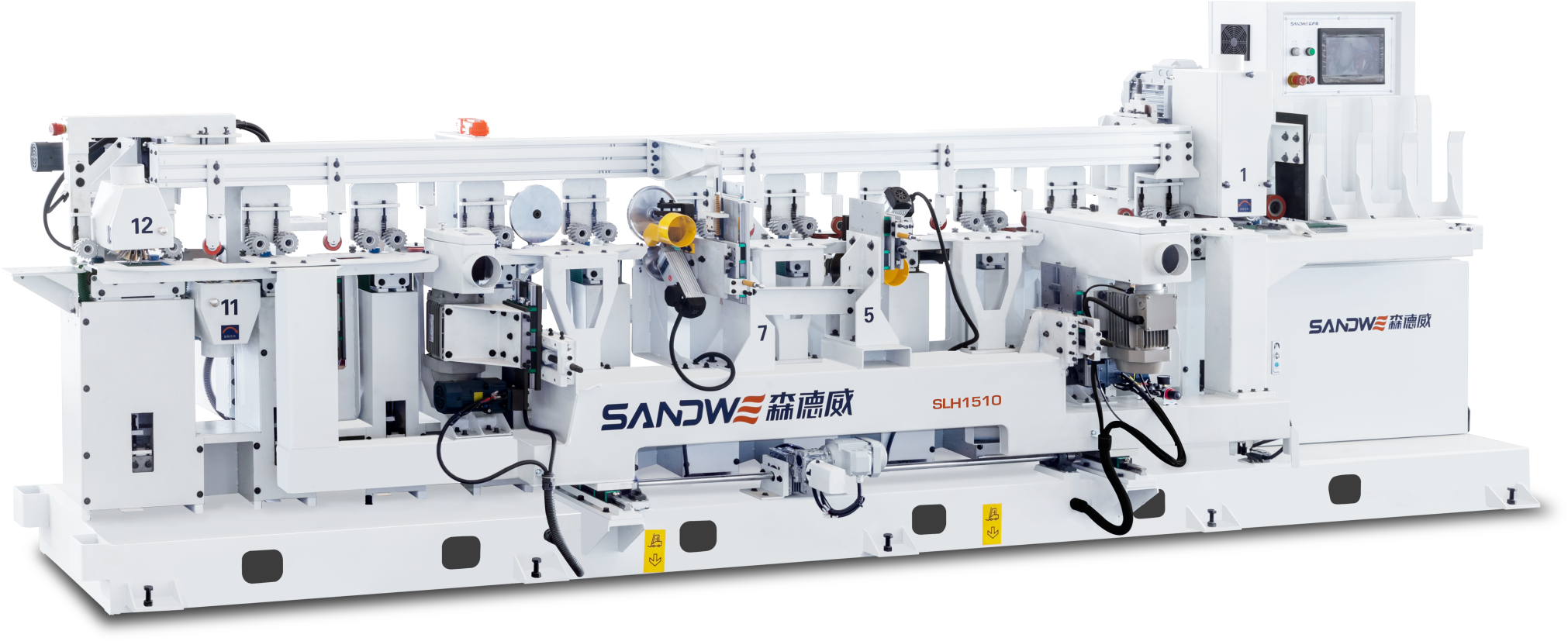 Furniture Sanding Machine 4 Sided Profile Sander Machine