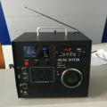 40w LCD zonne-energie generator met radio