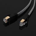 Nylon Braided CAT6 Flat Ethernet Cable