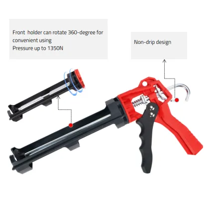 Custom High-Quality 1350N Plastic Manual Caulking Guns for Silicone Sealants: Your Ultimate Tool for Precise Applications