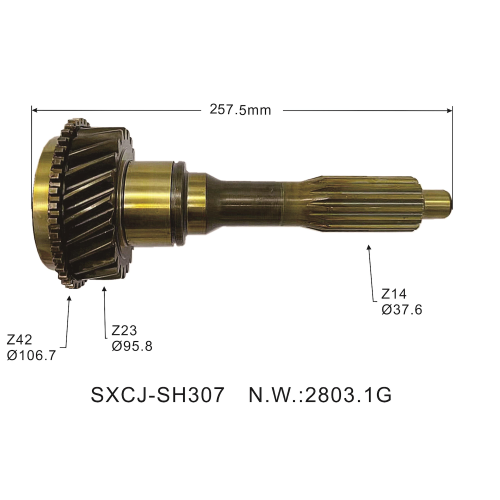 ME630155 Albero del cambio di trasmissione per parti auto per Mitsubishi
