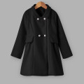 Girls Wool Coat Cotton Trench Coat