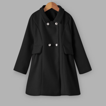 Girls Wool Coat Cotton Trench Coat