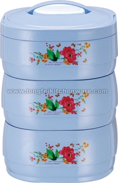 Insulated Plastic Food Container With Stainless Steel Inner