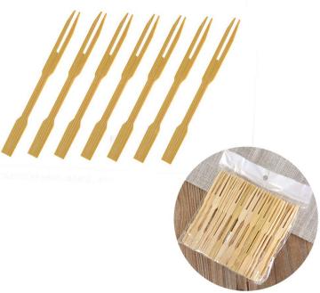 Wholesale High Quality Biodegradable Bamboo Fruit Fork