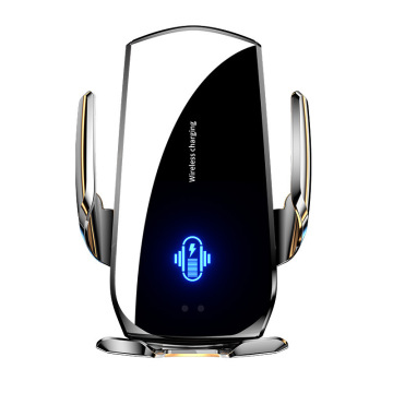 Universal Wireless Charger Car Phone Holder with Fixed Bracket Stand