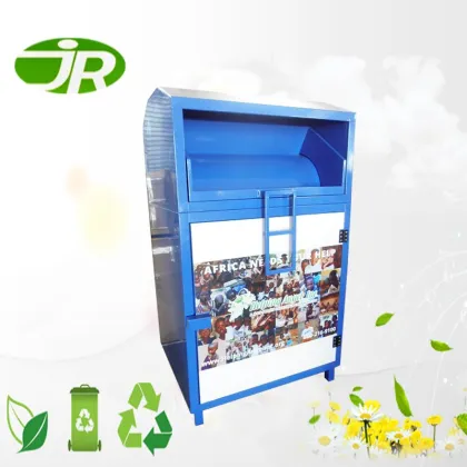 School Steel Clothes and Shoes Collection Container Box