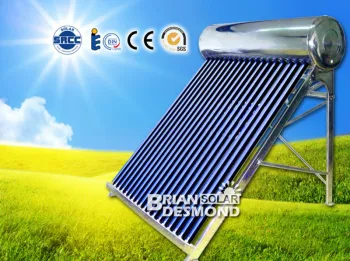Integrative solar water heater with pressurized system heat pipe hot water heater 200L