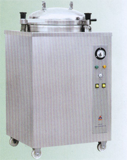 Vertical Round Pressured Steam Sterilizer 