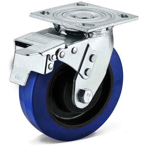 New style Elastic Rubber Heavy Duty Swivel Wheel