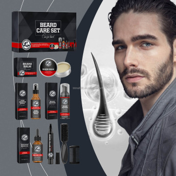 Custom Label Men's Beard Oil Set - Bettermiss 7pcs Grooming Kit for Beard Growth