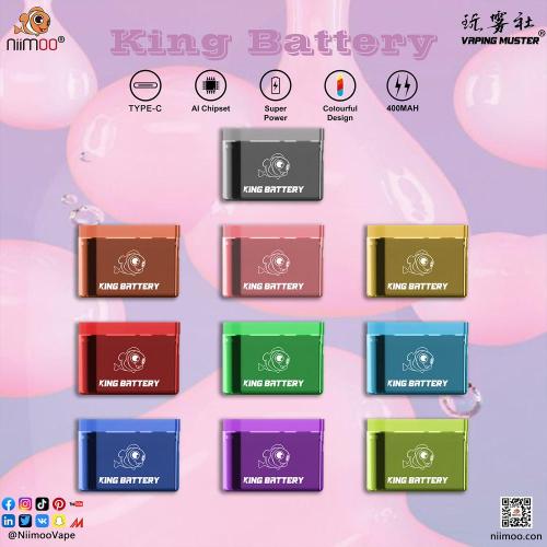 K Pod Vape 3000-5500 King Battery Electronic Cigarette Manufactory