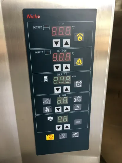 2 Decks 4 Trays Bread Pizza Gas Oven Stainless Steel Bakery Machine Gas Baking Oven for Fast Food Restaurant