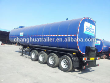 Supply 3 axle 45-60CBM Asphalt/bitumen road tanker semi trailer fuel tanker semi trailer