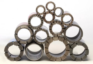 Diamond bits impregnated tube core bits diamond core drill bits for hard rockNQ HQ PQ T2 T6