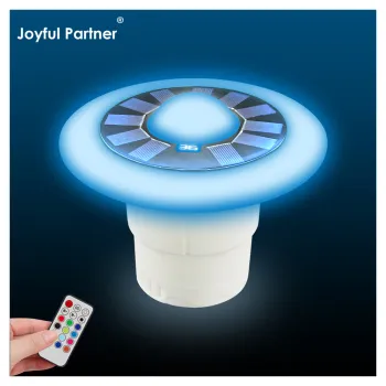 IP68 Waterproof Solar-Powered Floating Disinfection Light with Temperature Display for Swimming Pools