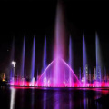 Fonte de dança interativa para áreas recreativas do parque