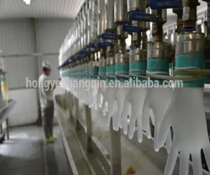 Zibo vinyl glove factory/Shandong manufacturer/food safety/industrial use