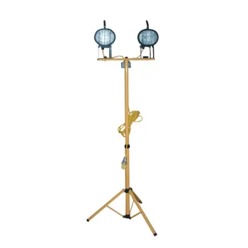 Portable Telescopic 1000W Halogen Flood Light with Tripod Stand for Outdoor Work Sites