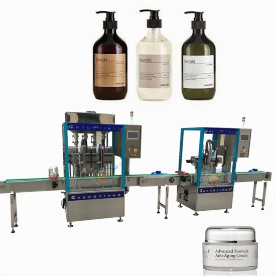 Automatic Shampoo and Cosmetic Cream Filling and Capping Machine - 50ml to 500ml