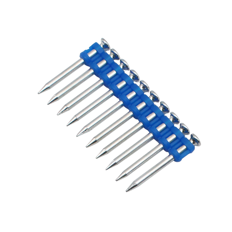 Clamp tip gas nail blue strips