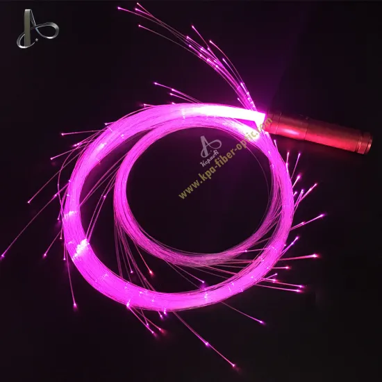 Fiber Optic Whip for Dancing Nightclub - 360 Degree Free Rotation