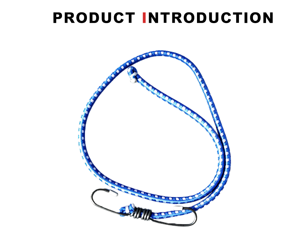 Blue Patterned Bungee Cord Strap x