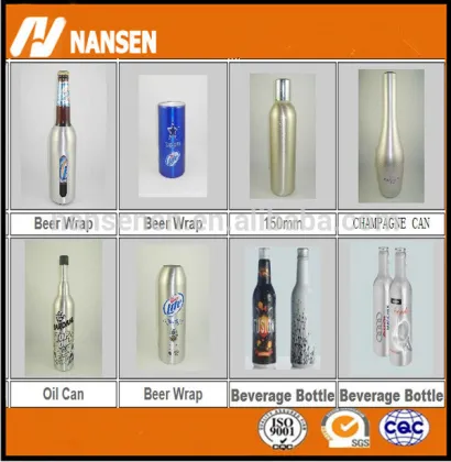 High Grade 2 Oz Aluminium Metal Wine Vodka Bottle Eco-friendly aluminum bottle for chivas whisky 750ml