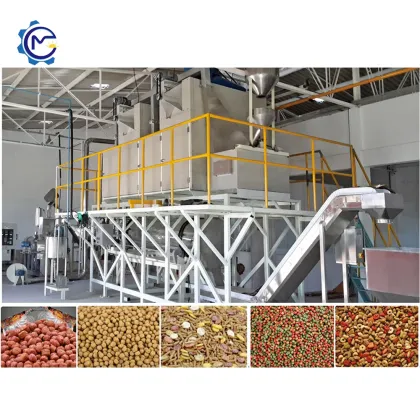Large Capacity Aquatic Fish Feed Extruder Machine