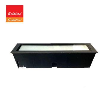 Aluminum RIYAD 10W LED Step Light - P65 Waterproof Square Gray Recessed Outdoor Light for Hotel Garden and Stairs