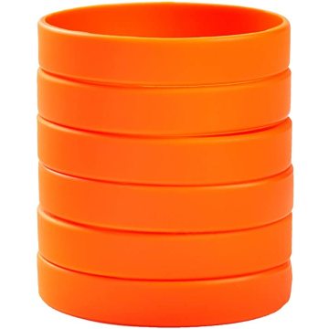 Single Colors Blank Silicone Wristbands Rubber Bracelets