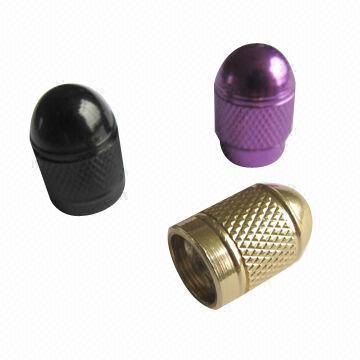Valve Caps, Made of Aluminum Alloy, Weighs 2.5g/Piece