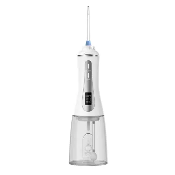 Oral Irrigator: A USB Rechargeable Water Flosser for Portable Dental Hygiene with 350ML Water Tank and Waterproof Design