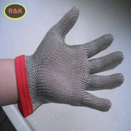 316 Stainless Steel Food Grade Butcher Cutting Gloves