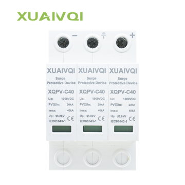 Factory Direct Sales Solar Surge Protective Device 3P.1000V for PV Photovoltaic Systems